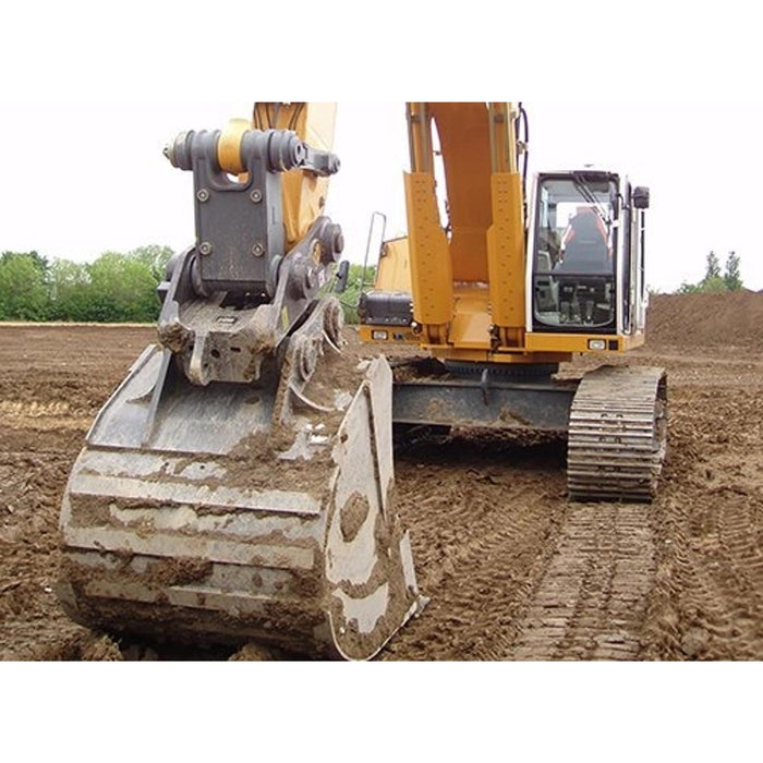 Geith Excavator Rock Bucket in operating