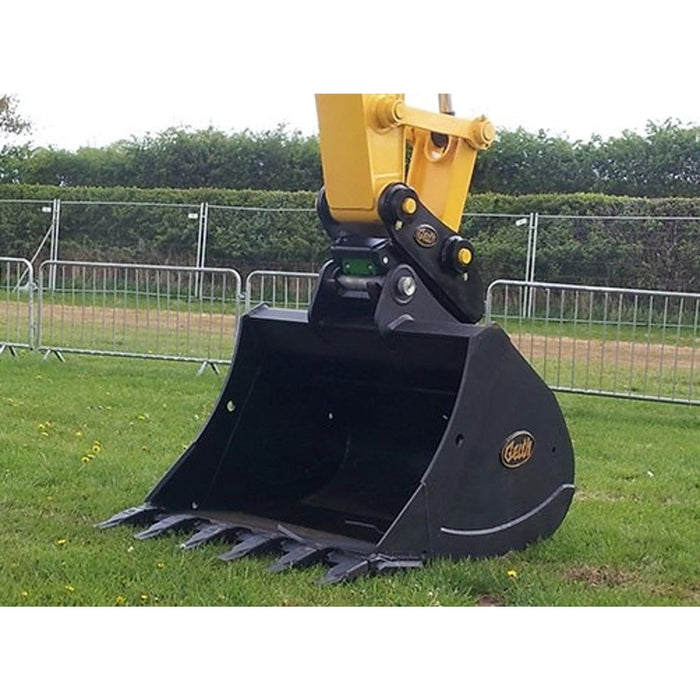 Geith Excavator Rock Bucket left side view