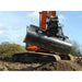 Geith Hydraulic Angle Excavator Tilt Bucket Dual Ram left view