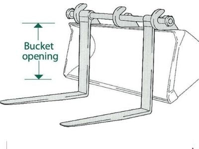 Haugen Attachments Hook Over Bucket Forks diagram