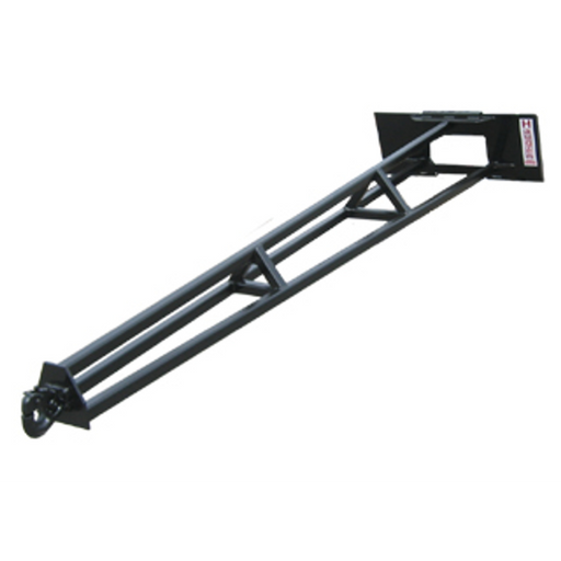 Haugen Attachments Skid Steer Truss Jib in white background