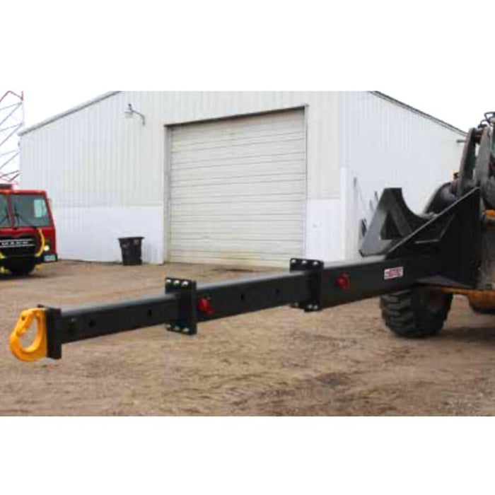 Haugen Attachments Wheel Loader Jib Boom for JRB 416 418 Cat Fusion mounted