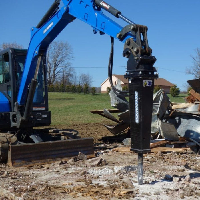 Hydraulic Excavator Breaker Running