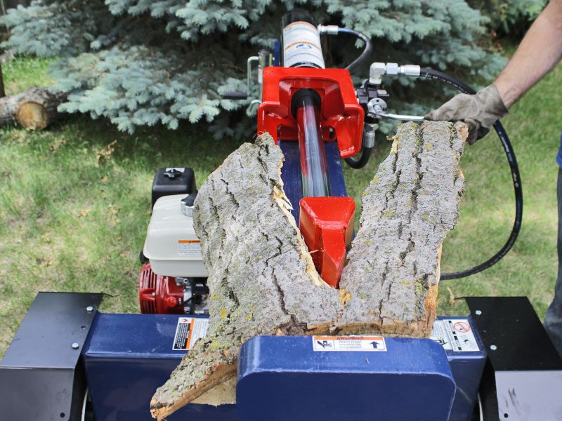 Iron and Oak 26 Ton Vertical Horizontal Log Splitter Torsion Axle front view