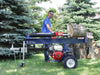 Iron and Oak 26 Ton Vertical Horizontal Log Splitter Torsion Axle in action