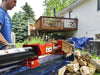 Iron and Oak 26 Ton Vertical Horizontal Log Splitter Torsion Axle operating