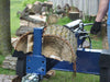Iron and Oak 30 Ton Horizontal Log Splitter operating