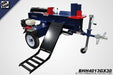 Iron and Oak 30 Ton Log Splitter With Log Lift left side view