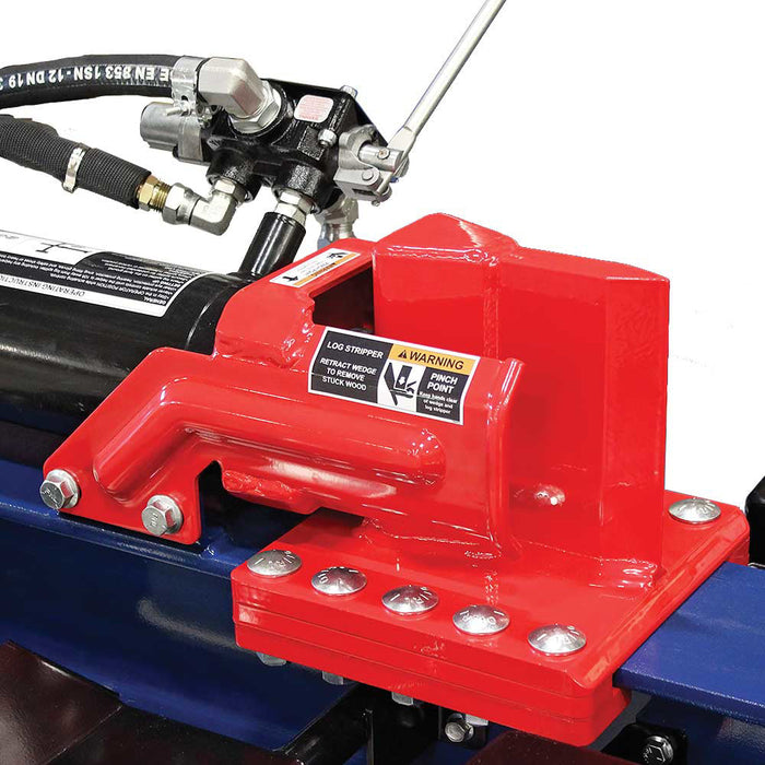 Iron and Oak 30 Ton Vertical Horizontal Log Splitter Torsion Axle top view