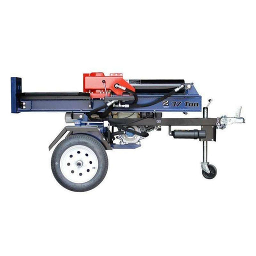 Iron and Oak 37 Ton Log Splitter in white background