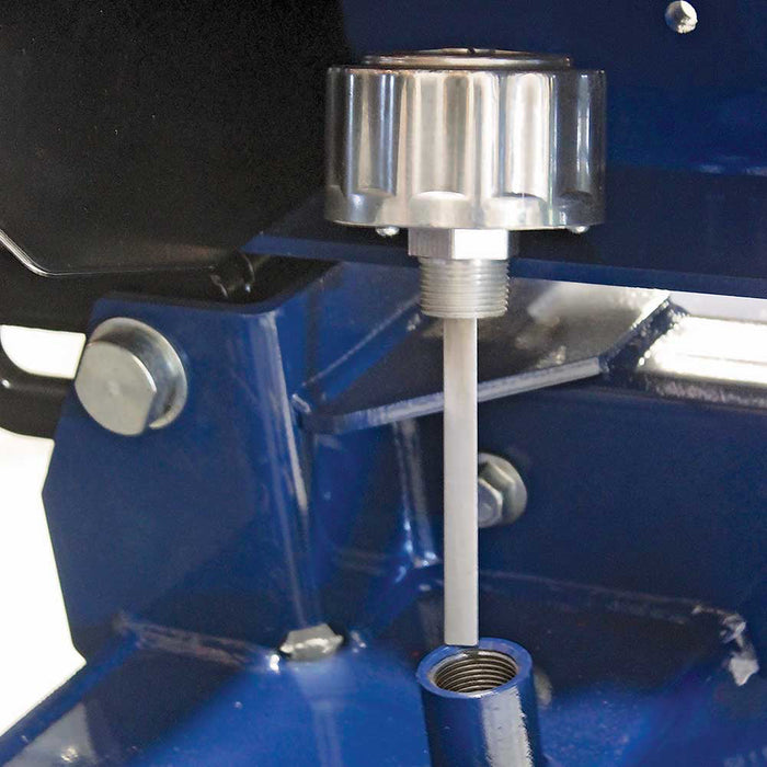 Iron and Oak Vertical Horizontal 24 Ton Log Splitter close up part