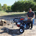 Iron and Oak Vertical Horizontal 24 Ton Log Splitter operating