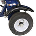 Iron and Oak Vertical Horizontal 24 Ton Log Splitter wheels close up