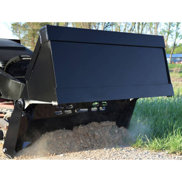 Loflin Fabrication 4 in 1 Mini Skid Steer Bucket full view