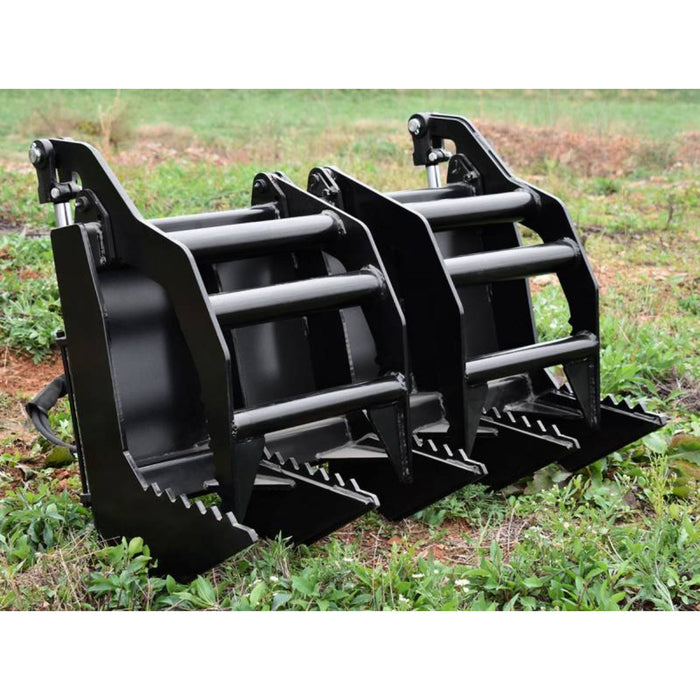 Loflin Fabrication Mini Vertical Root Grapple left side view