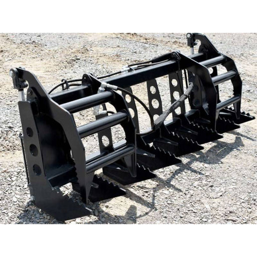 Loflin Fabrication Vertical Root Grapple for Compact Tractor left view