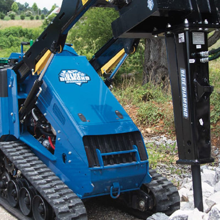 Mini Skid Steer Breaker in Action