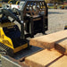 Pallet Forks for Mini Skid Steer in Action