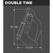 Root Grapple for Compact Tractor dimensions