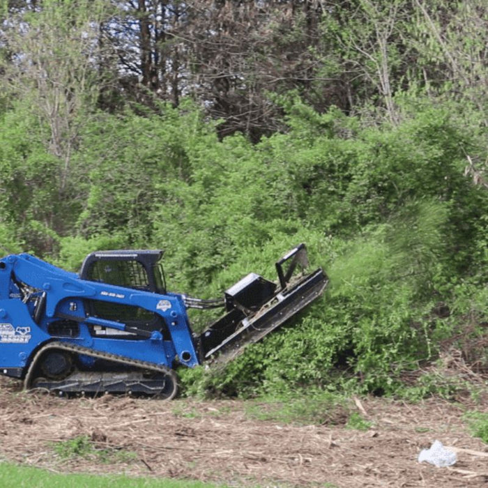 Severe Duty Skid Steer Brush Cutter in Forest