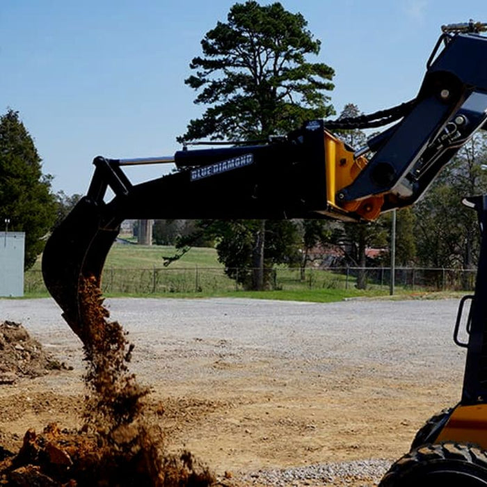 Skid Steer Backhoe Attachment Digging