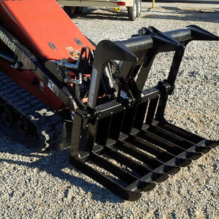 Skid Steer Root Grapple Left View