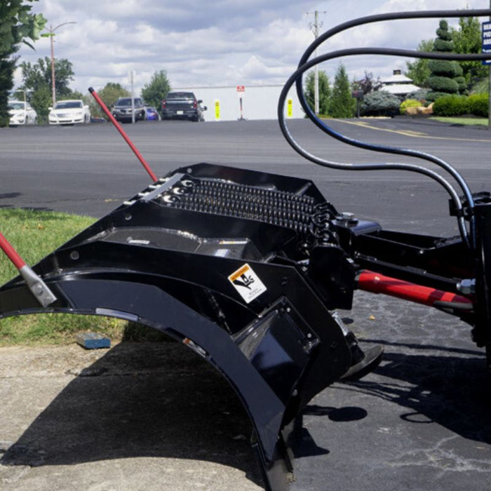 Skid Steer Snow Blade Side View