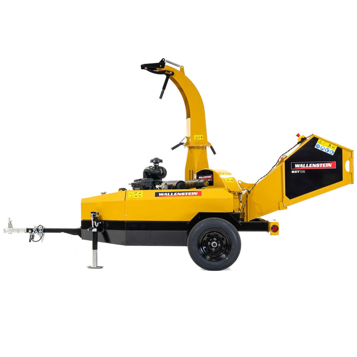 Wallenstein BXT72S Towable Wood Chipper Gravity Feed right view