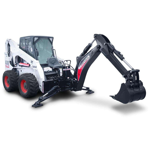 Wallenstein GX920 Backhoe Attachment for Tractor Skid Steer in white background