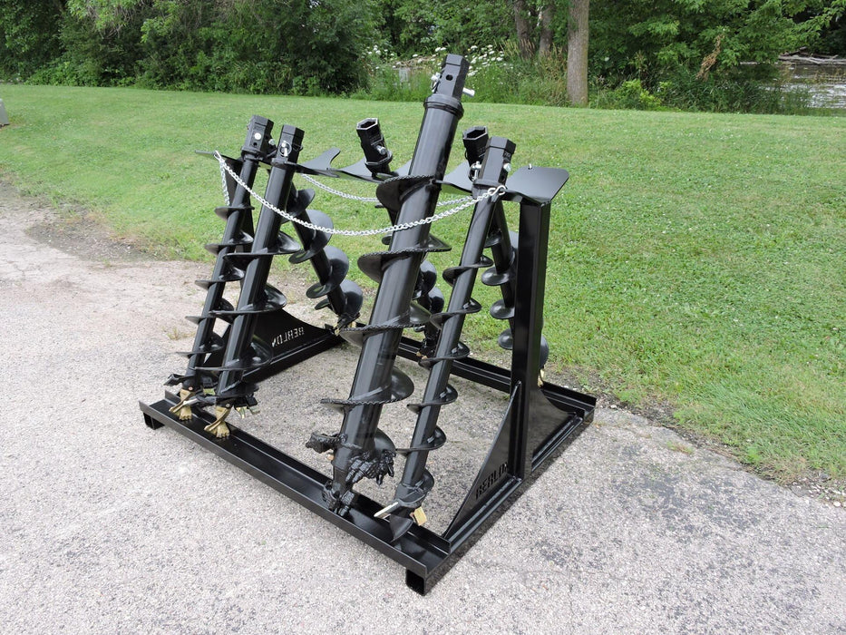 auger rack with augers