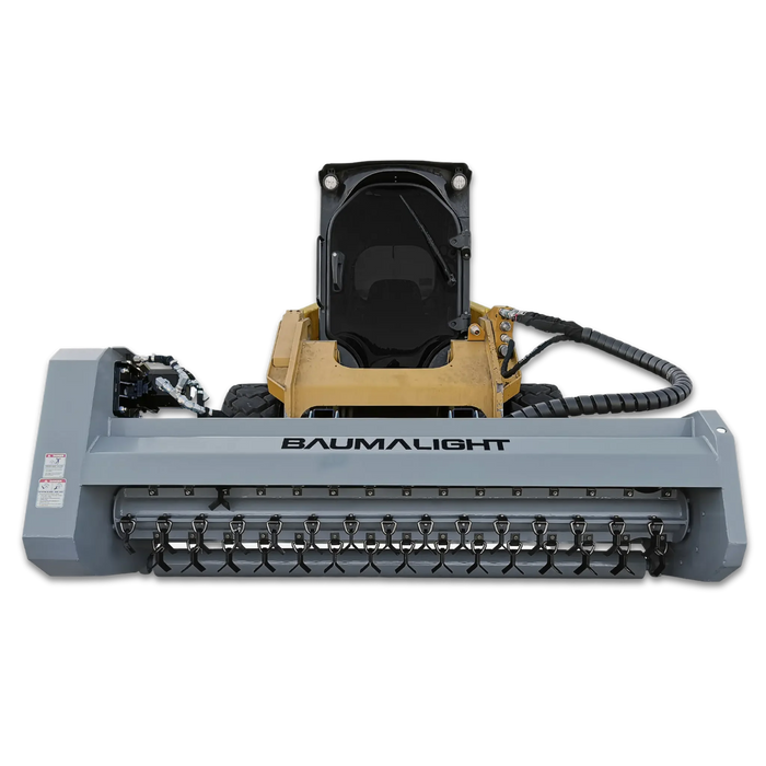 Baumalight Feb700 Skid Steer Flail Mower in white background