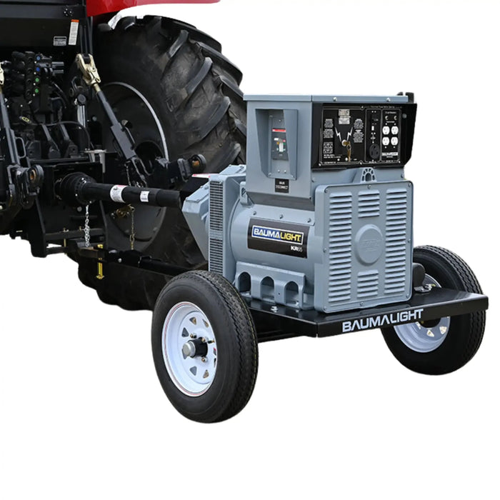 baumalight kr65 tractor pto powered generator 65 kw in white background