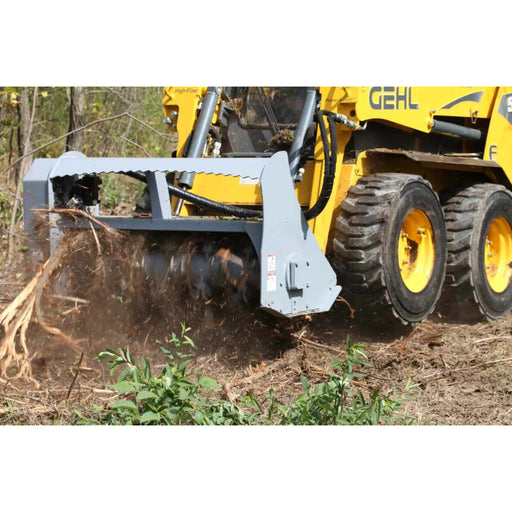 Baumalight MS348 Fixed Tooth Brush Mulcher For Skid Steers in action