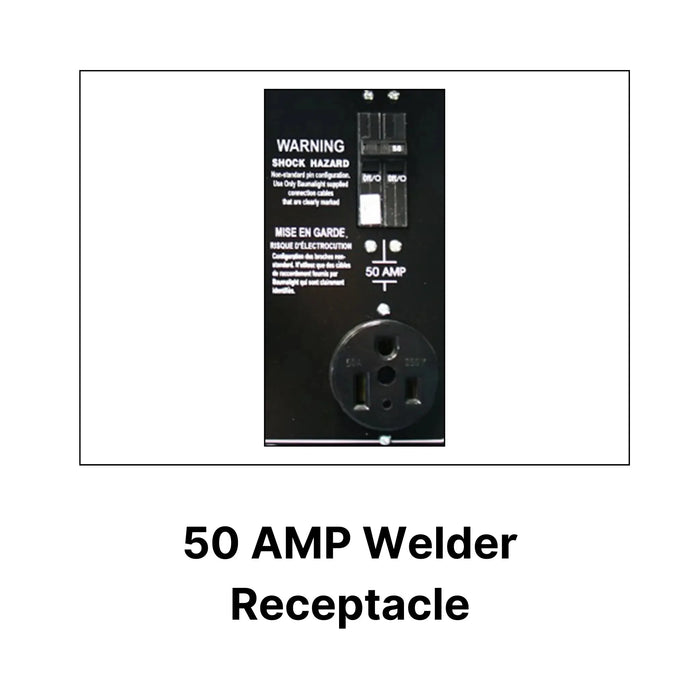 baumalight pto generator kr series welder receptacle