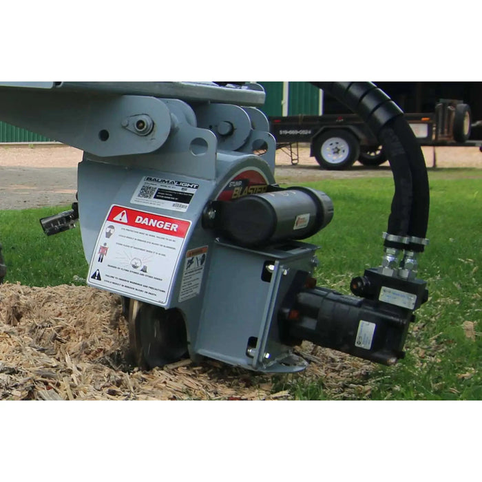 baumalight stump grinder mini skid steer