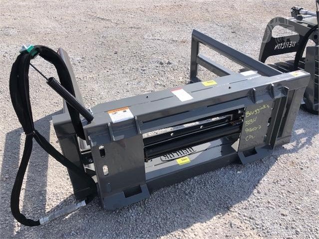 Berlon Industries Bale Squeeze Handler - Skid Steer & Tractor back view