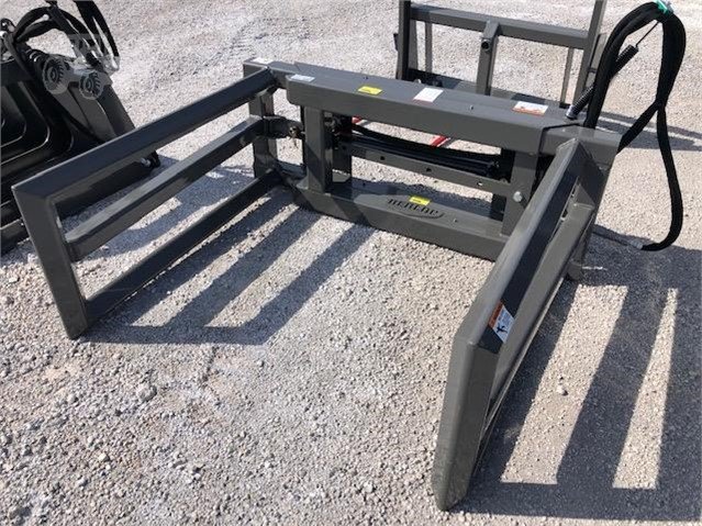 Berlon Industries Bale Squeeze Handler - Skid Steer & Tractor front view