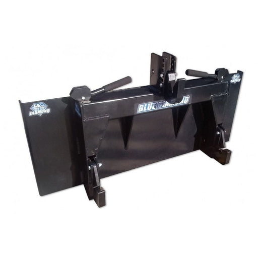 Blue Diamond Skid Steer 3 Point Adapter in white background