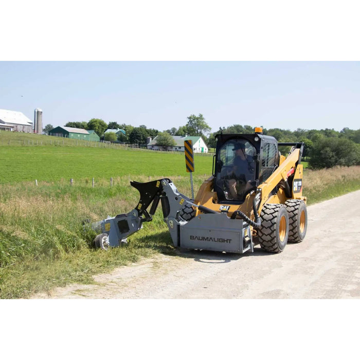 boom mower for sale in action