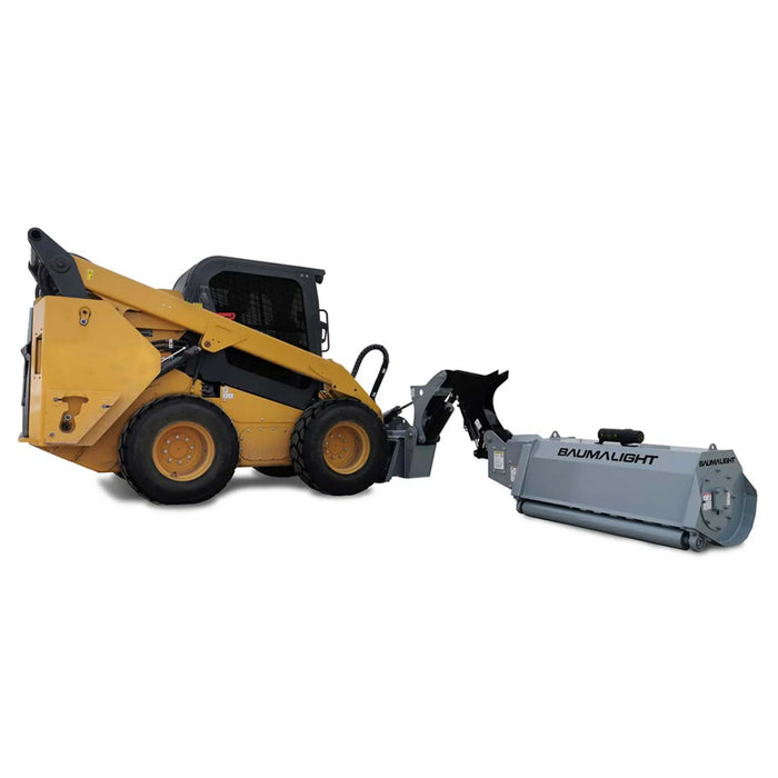 boom mower for skid steer loaders left side