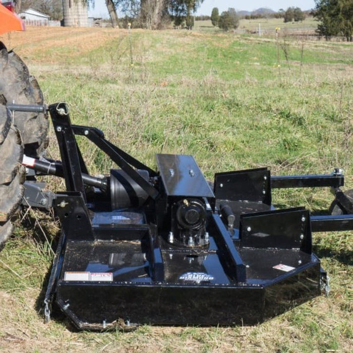 brush cutter attachment skid steer in ground