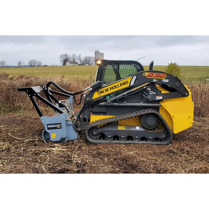 brush mulcher for skid steer side view