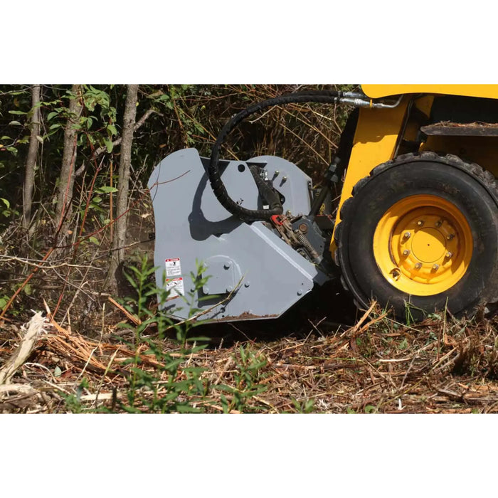 brush mulcher left side view