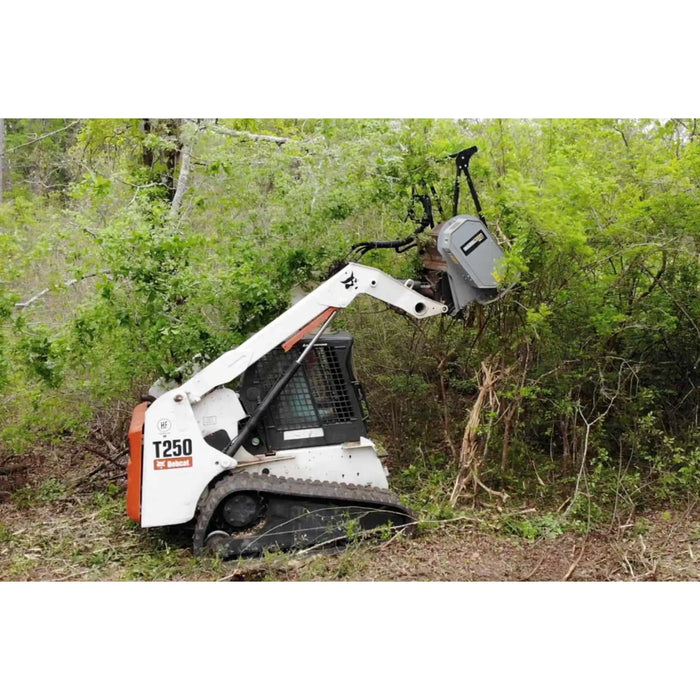 brush mulching equipment in forest