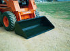 bucket attachment on ground half view