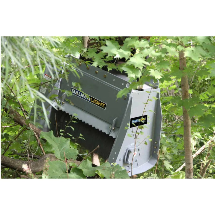 drum mulcher attachment with trees