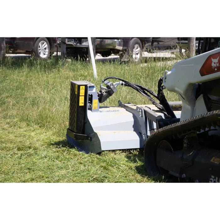 flail mower attachment skid steer back view