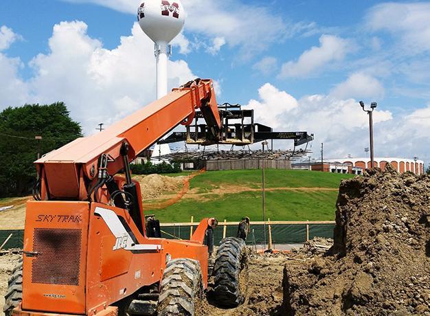 forklift attachment star industries in action