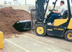 forklift bucket attachment in field