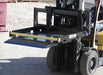 forklift platform front view attached